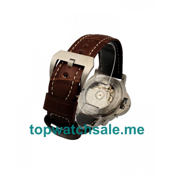 UK Black Dials Steel Panerai Luminor GMT PAM00244 Replica Watches