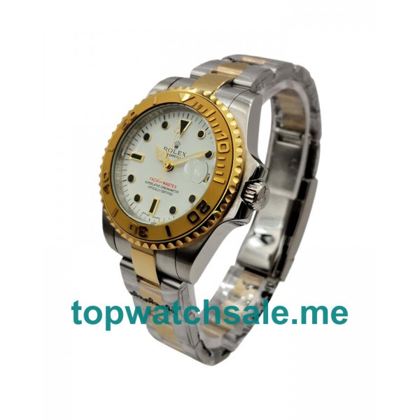 UK White Dials Steel And Gold Rolex Yacht-Master 169623 Replica Watches