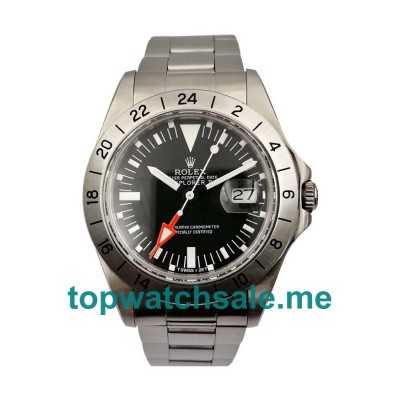 UK Black Dials Steel Rolex Explorer II 1655 Replica Watches