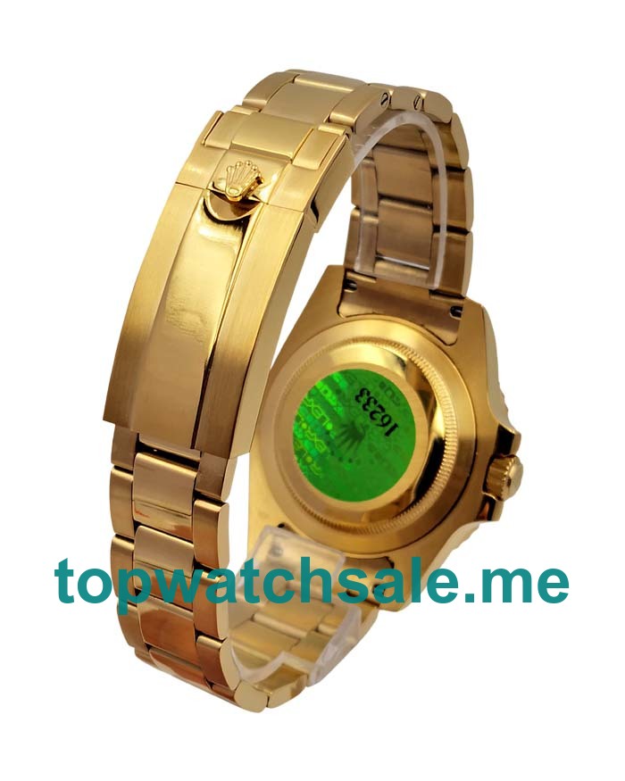 UK Green Dials Gold Rolex GMT-Master II 116718 Replica Watches