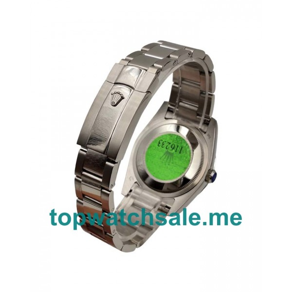 UK Blue Dials Steel Rolex Datejust 116200 Replica Watches