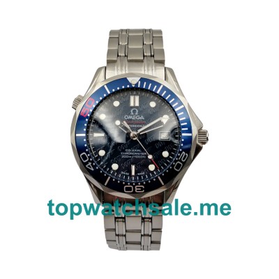 UK Blue Bezels Replica Omega Seamaster 300 M 212.30.41.20.01.005 Blue Dials Watches