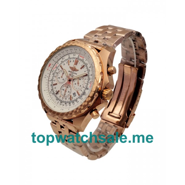 UK White Dials Rose Gold Breitling Bentley Motors A25362 Replica Watches