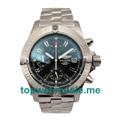 UK Black Dials Steel Breitling Super Avenger A13370 Replica Watches